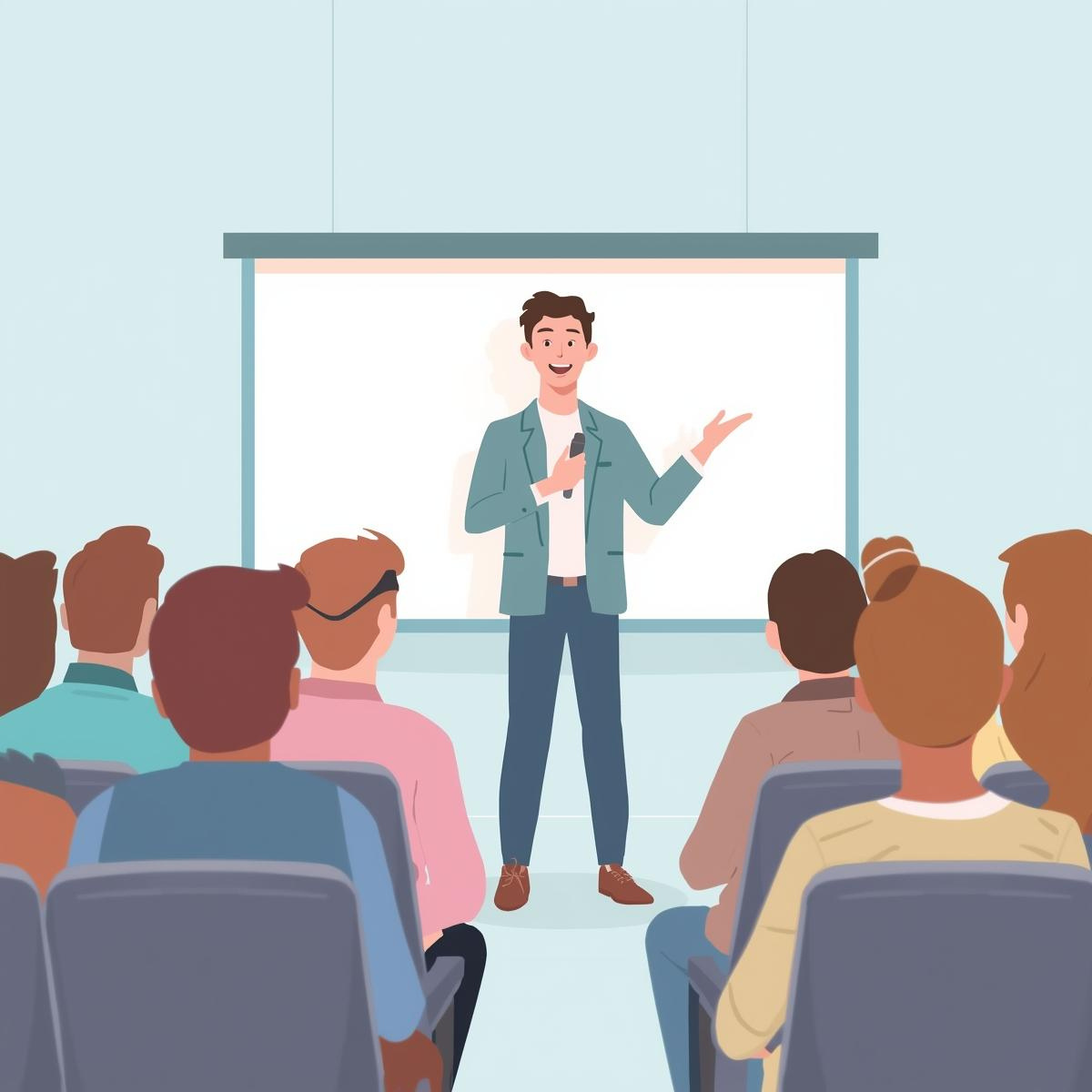 A psychologist running a Toolbox Workplace workshop for a team